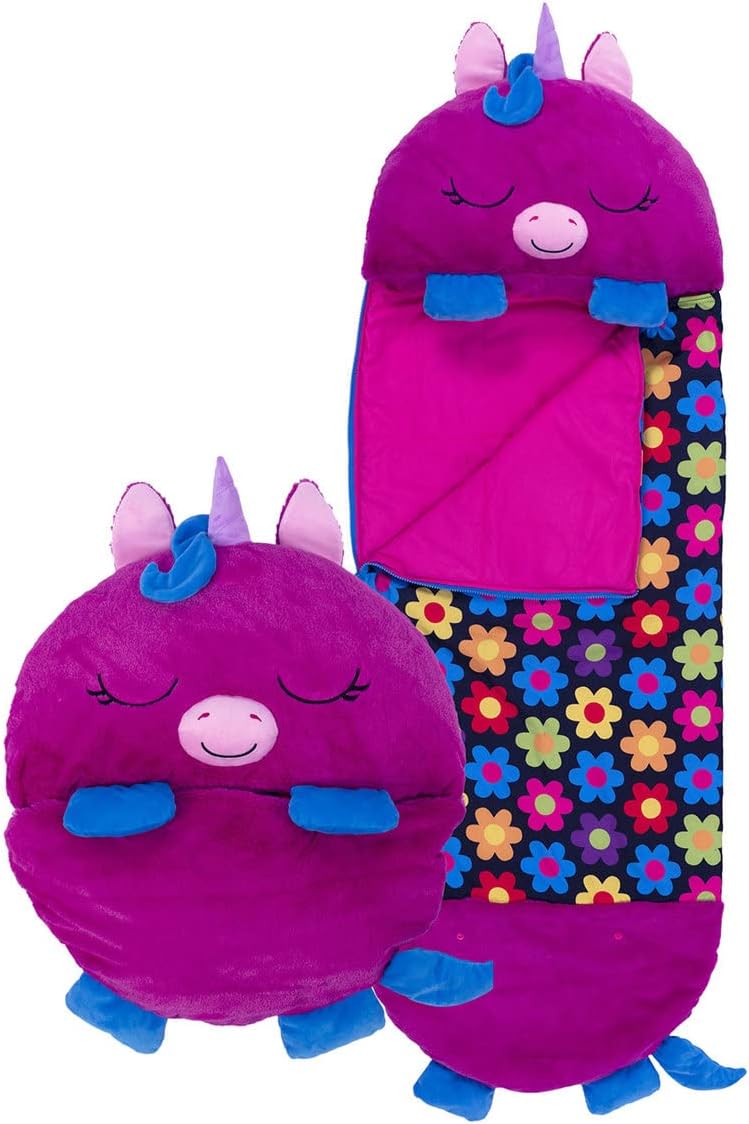 High Street TVHappy Nappers Sleeping Bags For Girls And Boys - Large & Medium Character Sleeping Bags And Play Pillows
