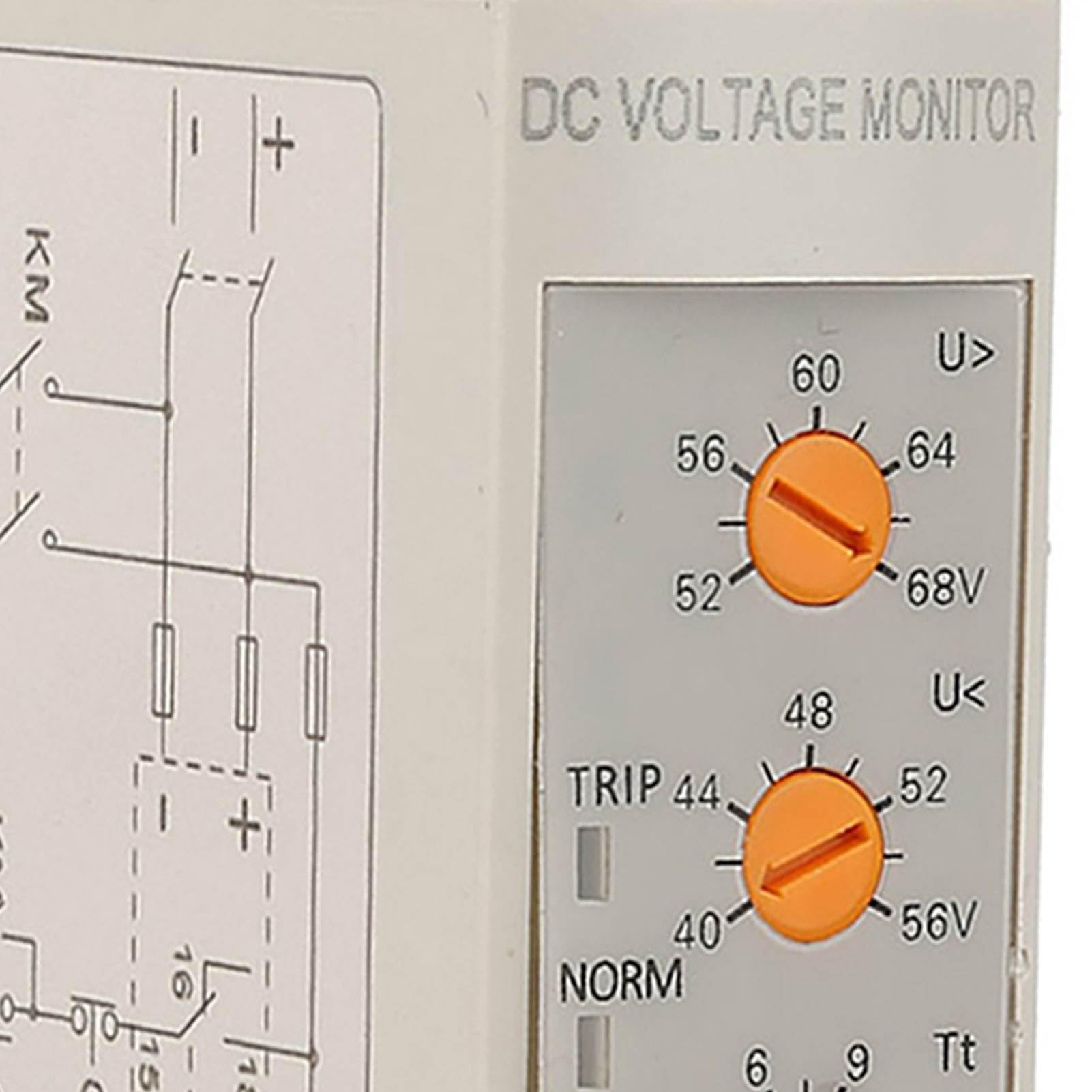 DC 12V / 24V / 36V / 48V Relais de tension, DVRD sur la tension et sous tension s s de relais Propriétaire de tension de rail Relay (Dc48v)
