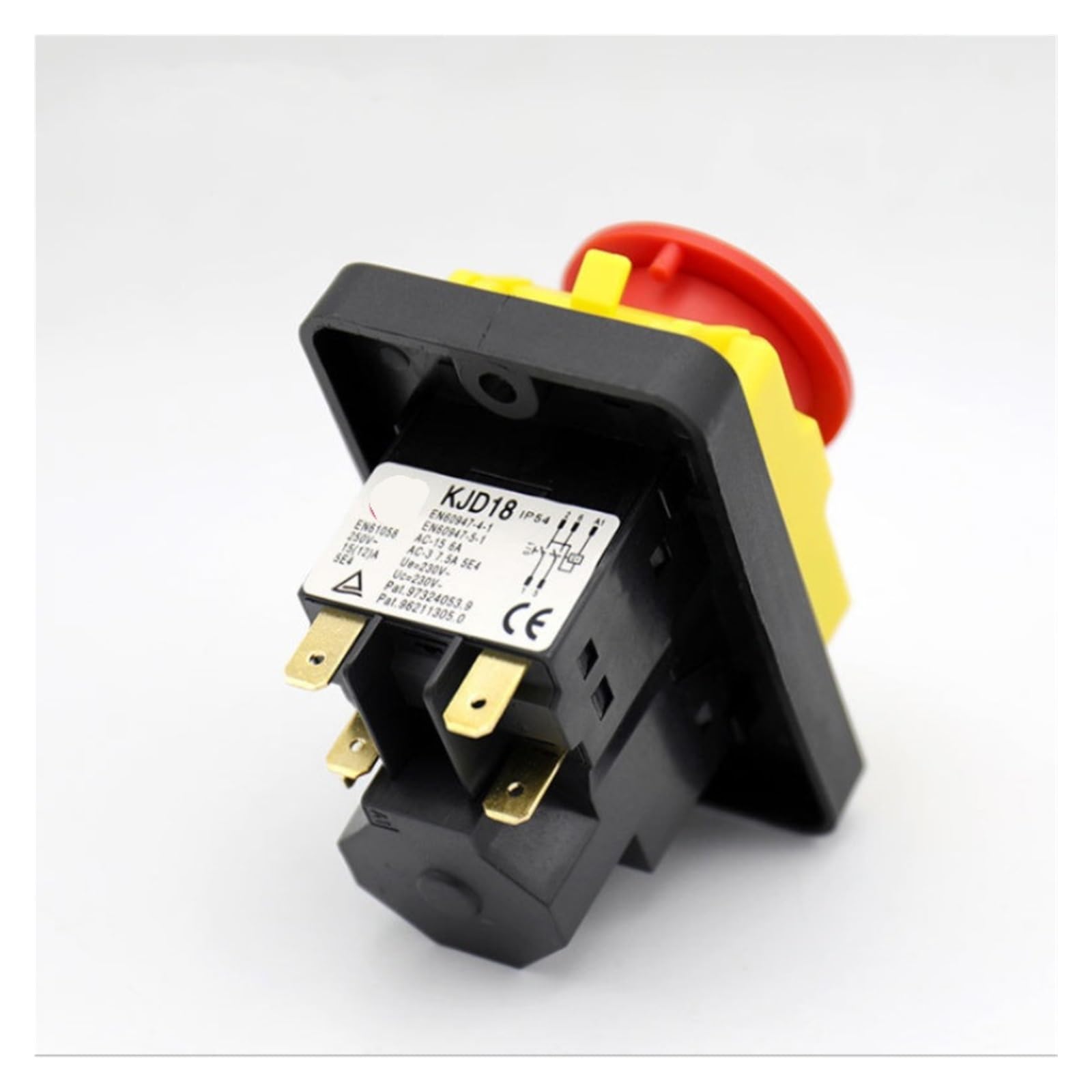 Interruptor electromagnético KJD18 de 5 Pines, CA 230 V, Interruptor magnético, Interruptor solenoide for Herramientas eléctricas y máquinas Herramienta.