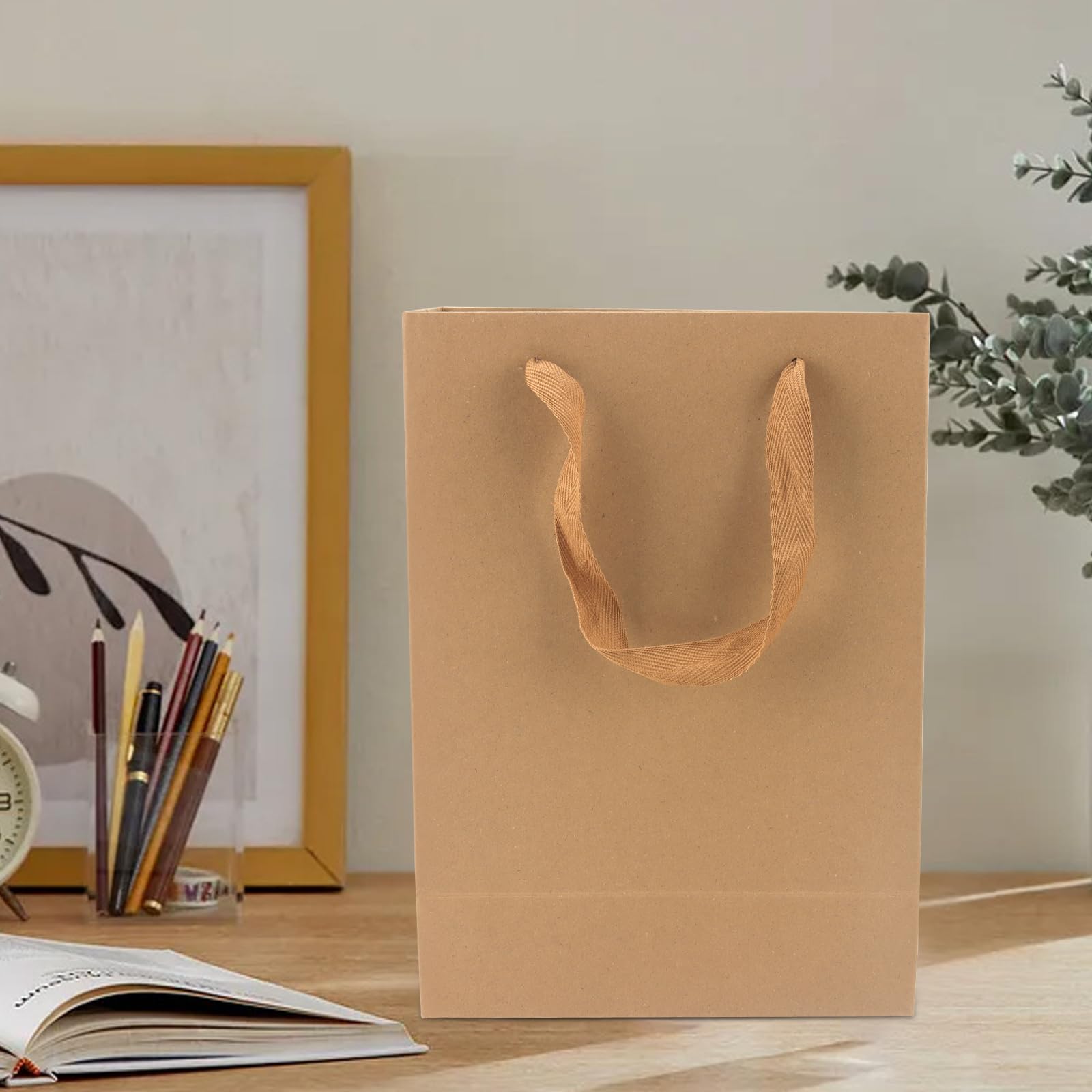 FRAKTA Sacchetto Di Carta Con Manici, Marrone, 16x38 Cm