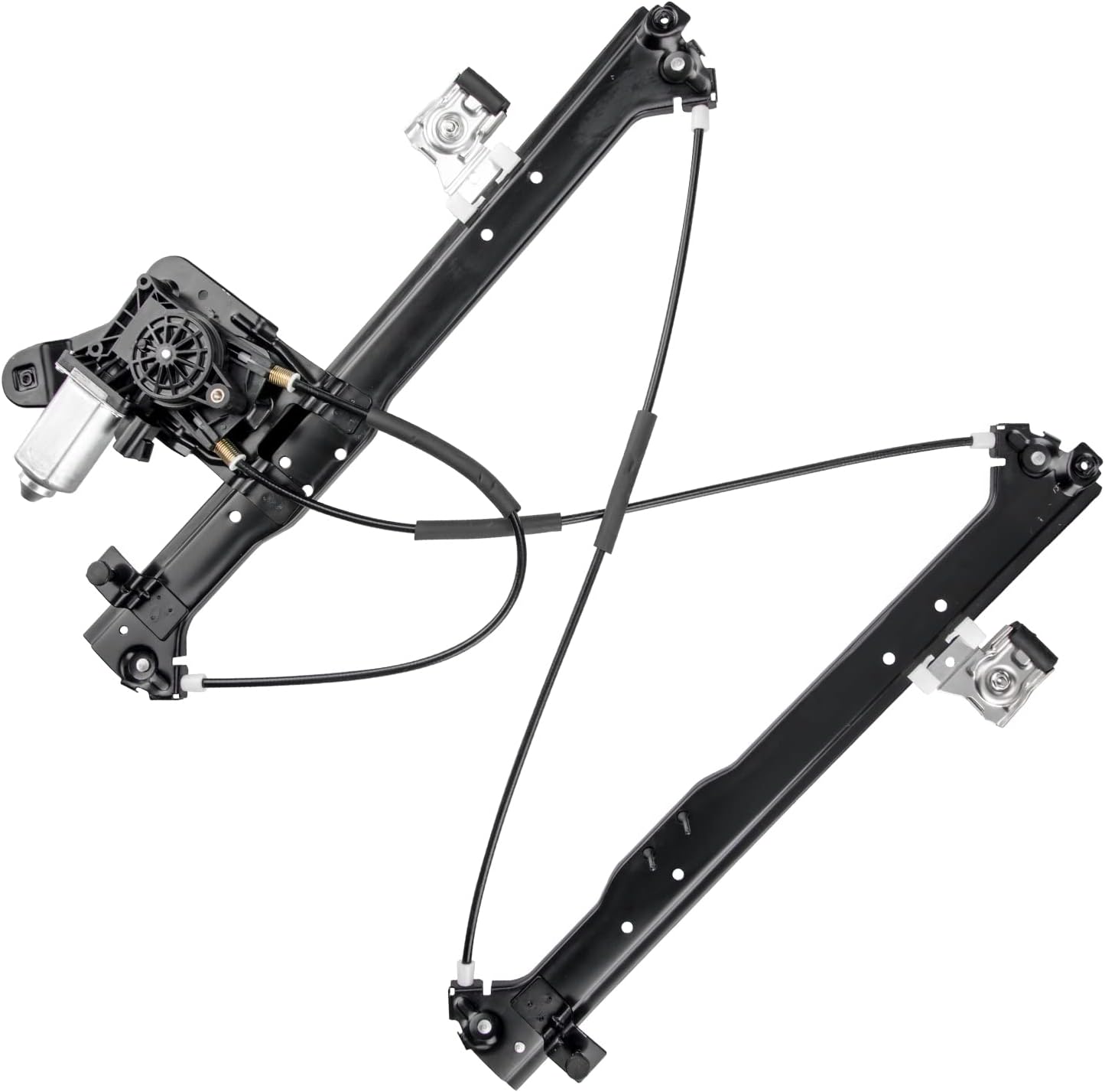 PHILTOP Rear Right Passenger Side Window Regulator Assembly with Motor for 2001-2006 Silverado 1500; Sierra 1500; Silverado 2500 HD; 2000-2006 Suburban 1500; Yukon XL 1500,741-579