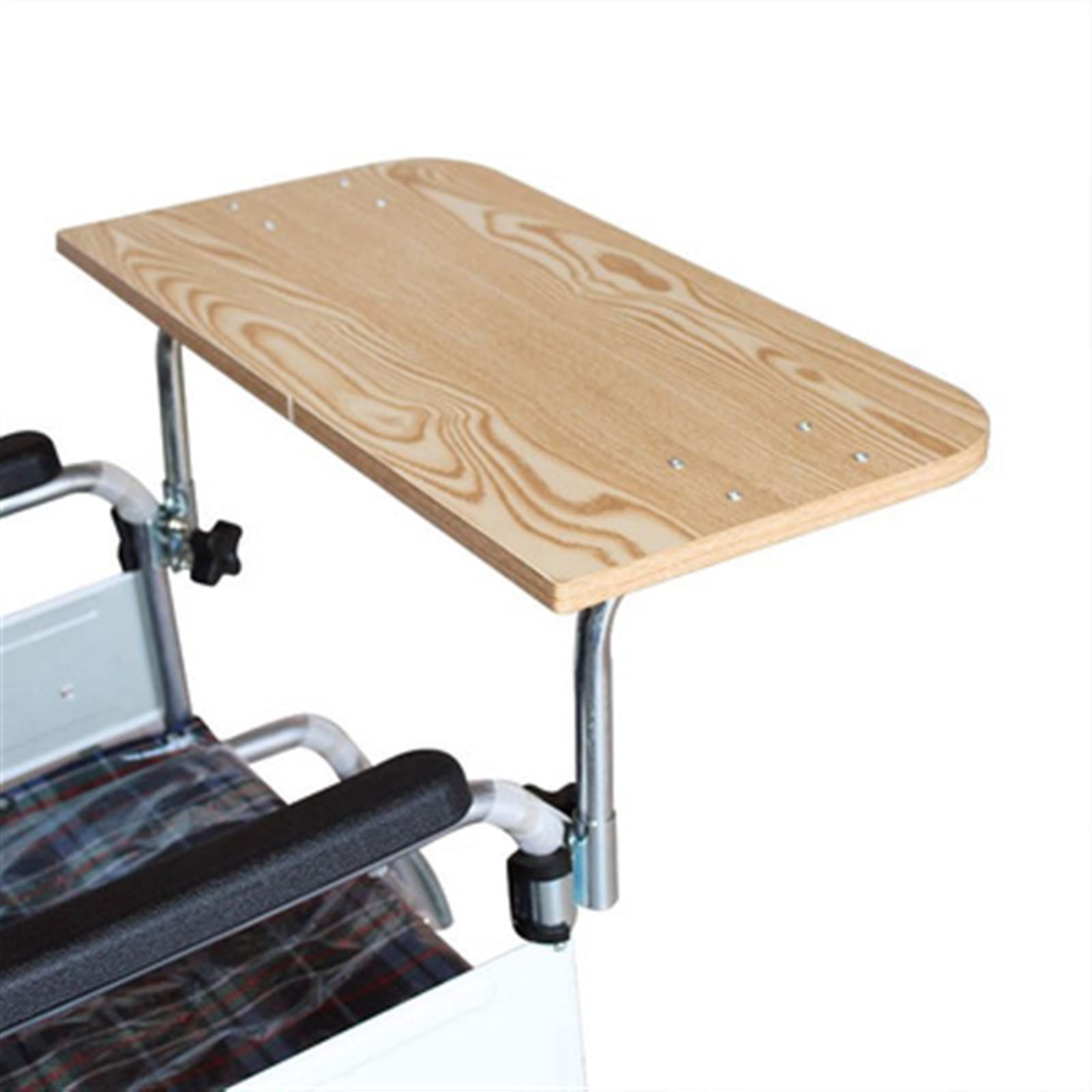 ArinkO Tavolino Universale per Sedia a rotelle in Legno Staccabile Ideale per Persone disabili, Supporta Le attivit脿 di Mangiare, Leggere e riposare, con Un Comodo portabicchieri