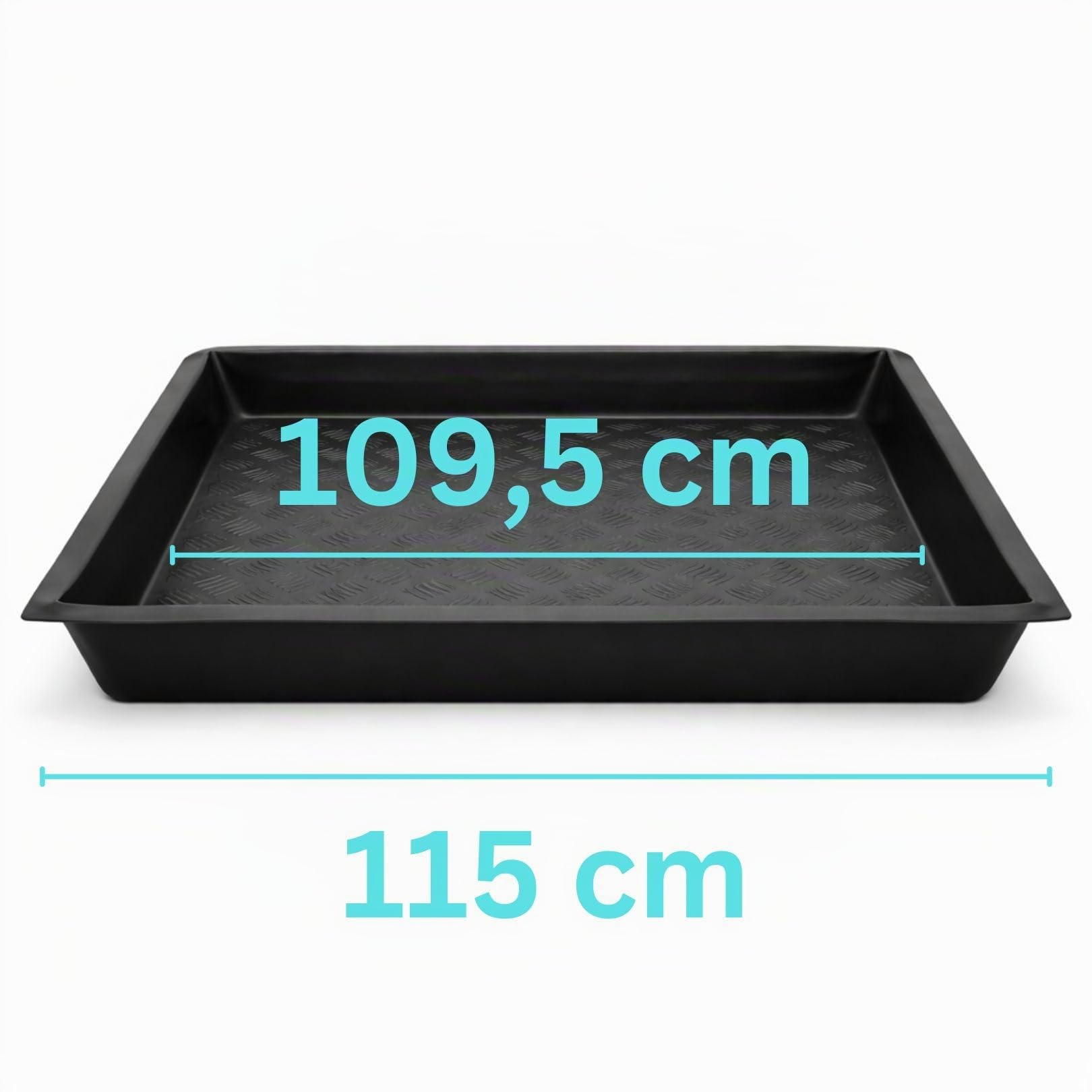 Weedness Bac de Rétention – 120×120×12 cm – Étanche et Résistant pour Culture Indoor, Hydroponique & Tente de Culture – Protection de Sol Flexible