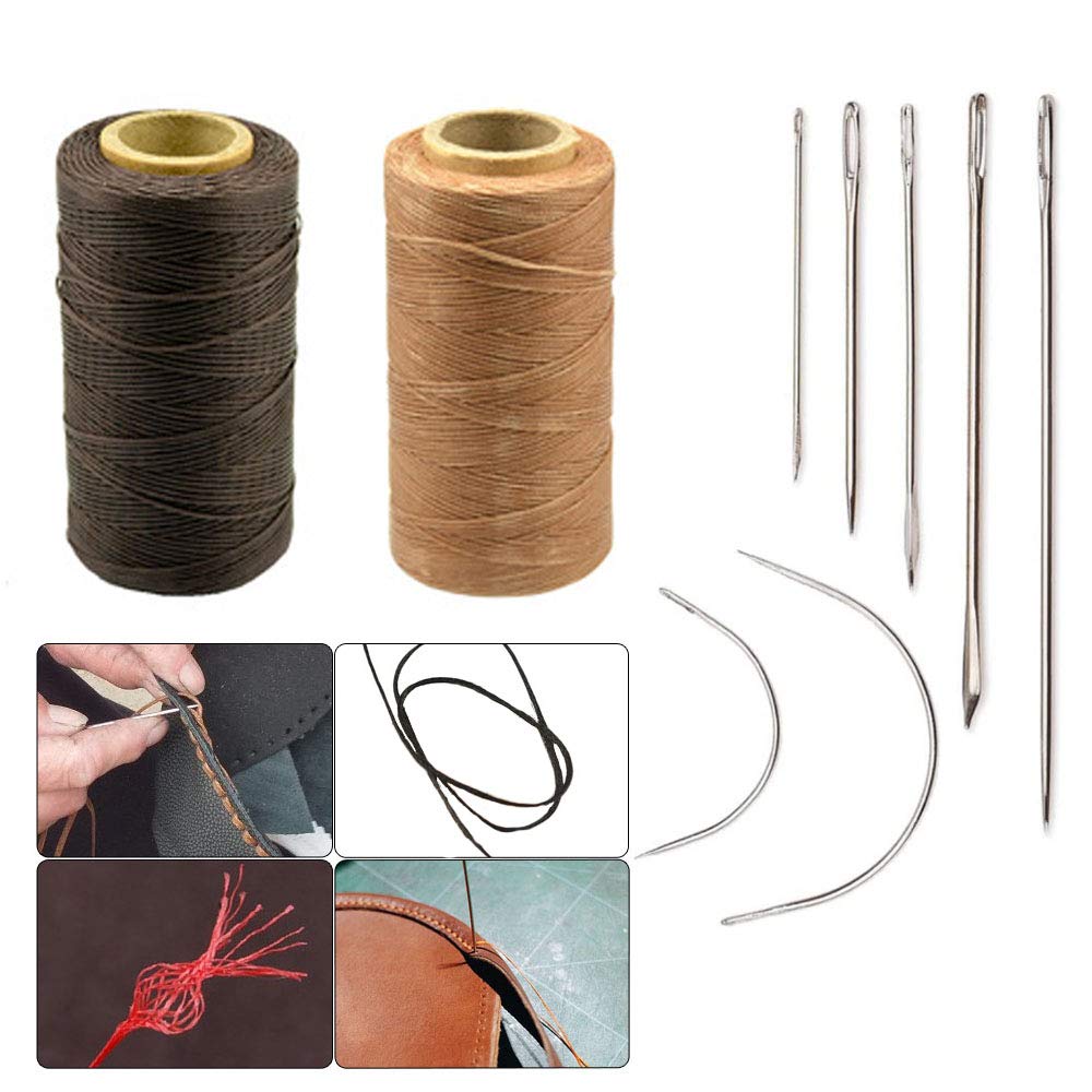 1 mm 150D filo di cuoio cerato per fai da te artigianato strumento cucito a mano filo 50 metri piatto cerato filo da cucito-NO 33