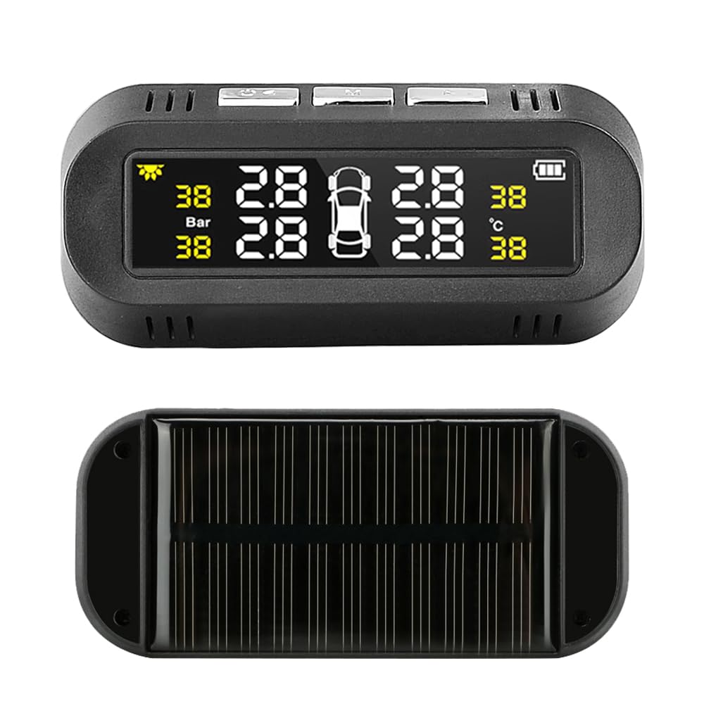 Tpms Sistema di monitoraggio della Pressione dei Pneumatici Allarme del Sistema di sensori di Pressione dei Pneumatici for Auto a energia Solare Pressione Pneumatici(Internal Sensor)