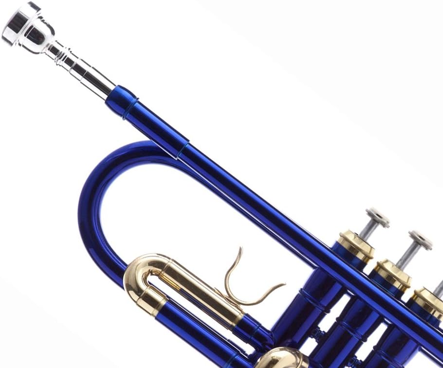 Hawk WD-T314-BL Bb Trumpet with Case and Mouthpiece, Blue