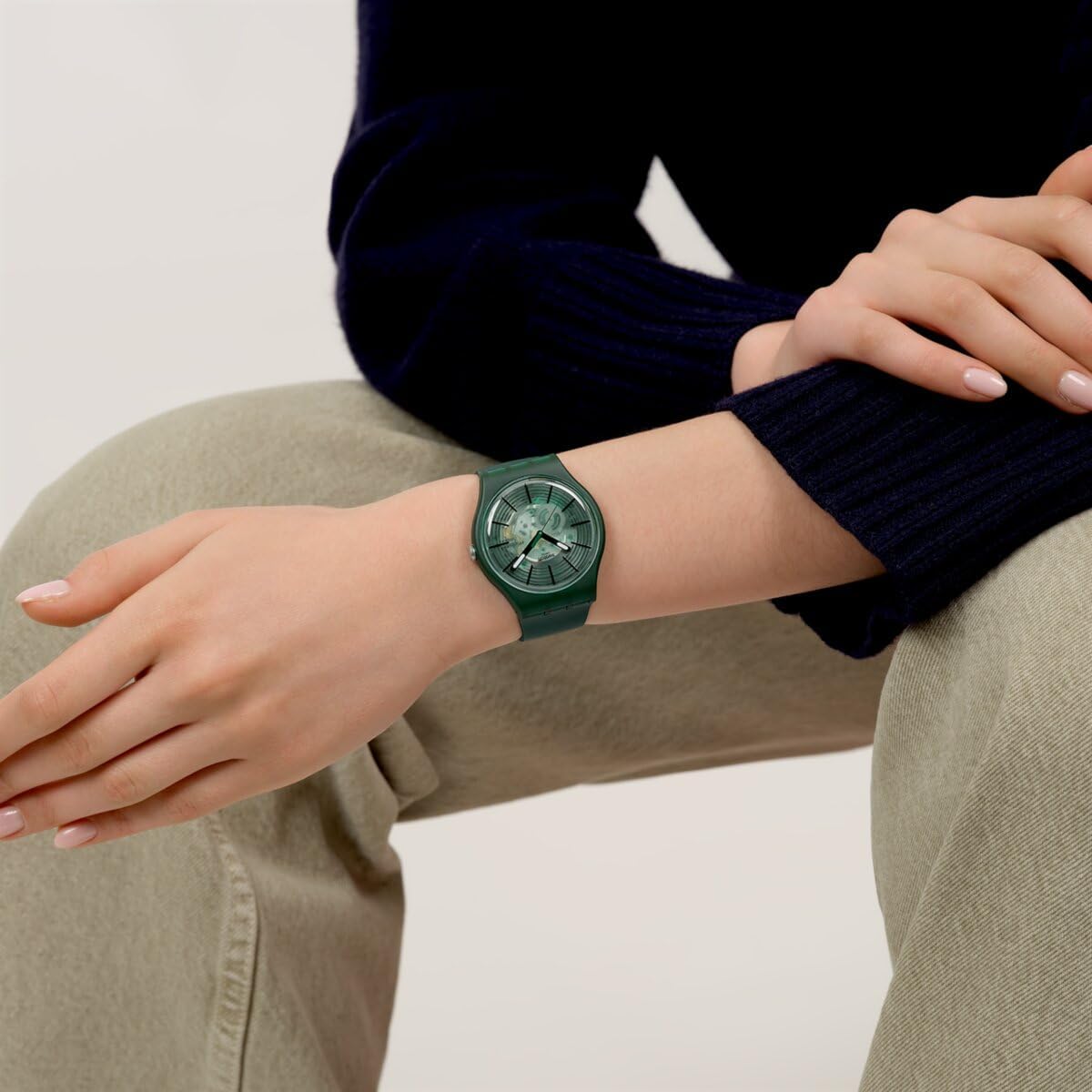 Swatch New Gent Unisex Casual Watch Bio-sourced Quartz Water Resistant