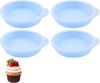 4 Pack Egg Rings, Air Fryer Egg Mould, Air Fryer Egg Mould for Fried Eggs, 4-Inch Baking Silicone Cake Pan, for Fried Egg Price In India