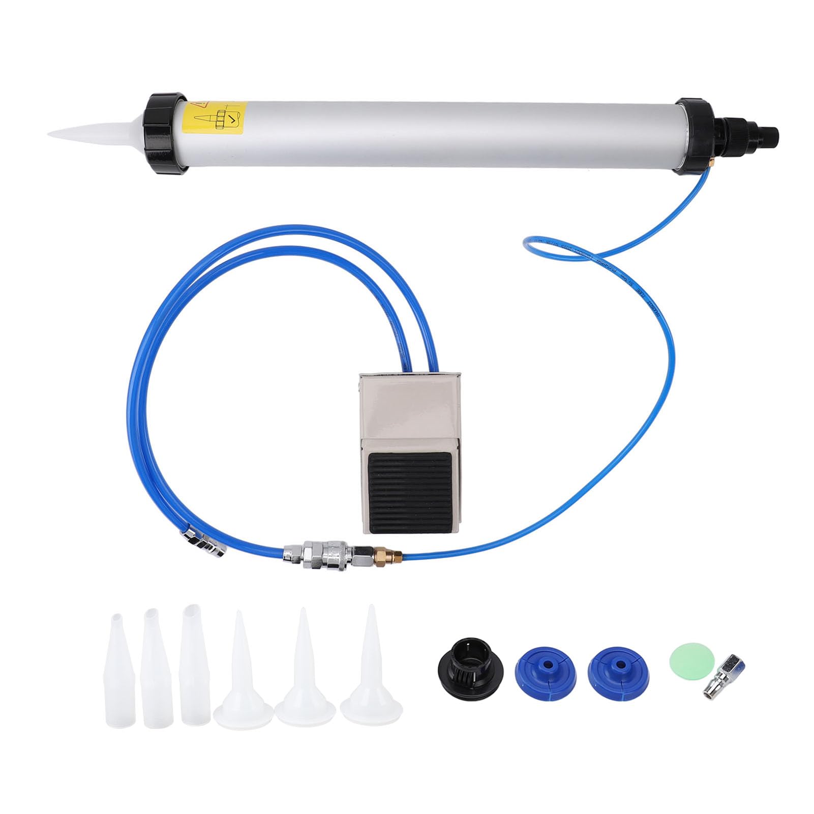 Herramienta Neumática para Aplicar Masilla, Aplicador Portátil de Aleación de Aluminio, Ligero y Eficiente para Decoración Hogar - Control Preciso, Material Duradero, Uso