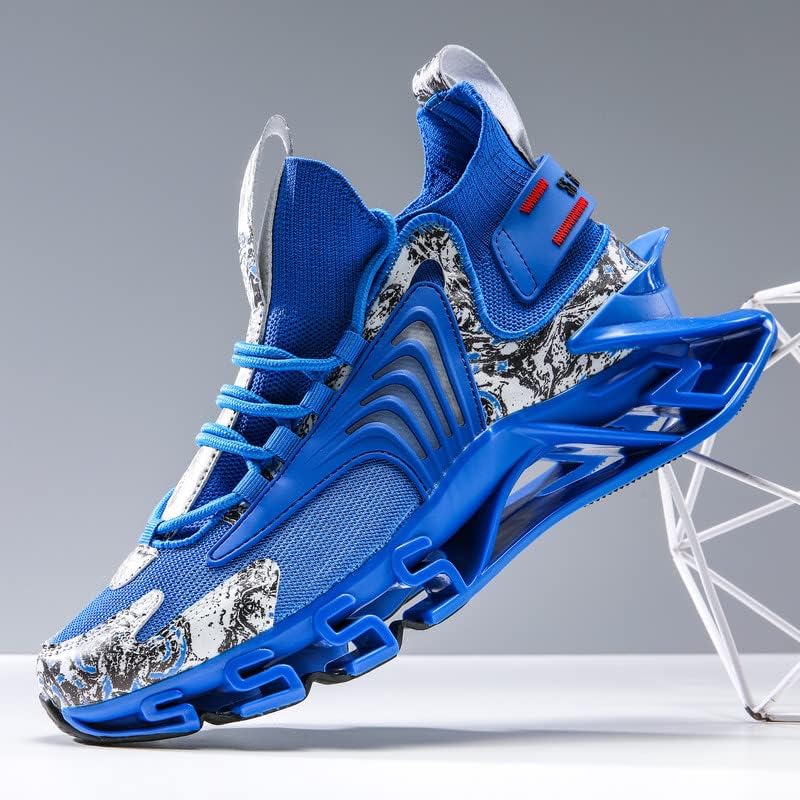 Image of Sneakers Shoes for Men Running Shoe Mens Trail Air Fashion Sport Man Athletic Men's Basketball Walking Casual Hiking Male Black White Blue Size Runner Breathable Women Boys Kids