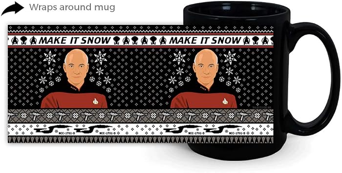 Star Trek: The Next Generation Make It Snow Mug (15oz)