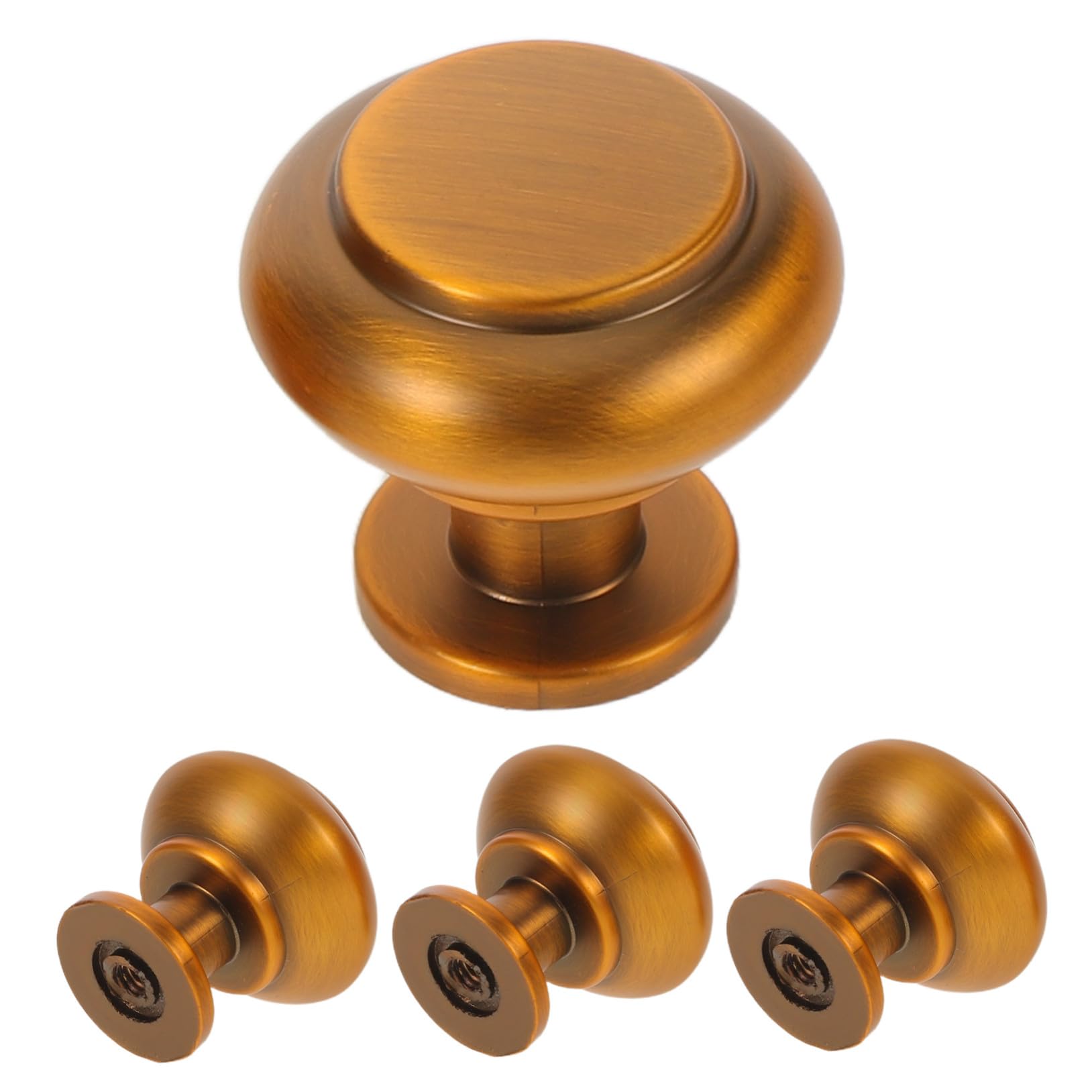 Tiradores de armario dorados Alipis 8257 para puertas y cajones de madera