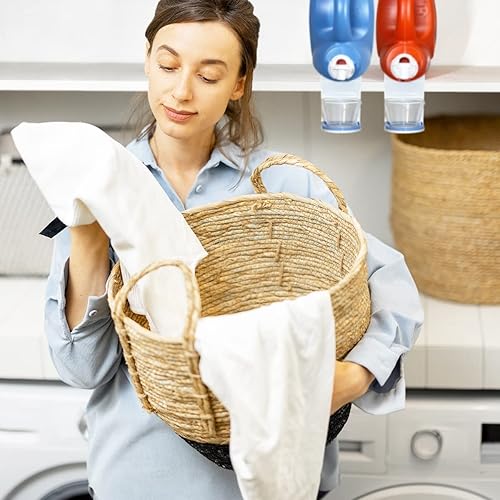 Miniatura 5 de Simplation Paquete de 2 Portavasos para detergente para ropa sucia, colector de goteo de detergente (bandeja de goteo mejorada), no más desorden ni