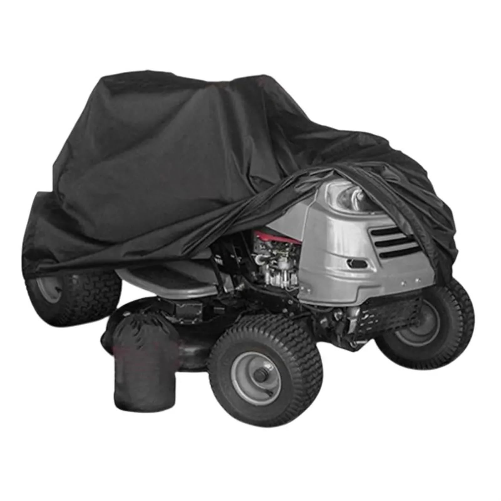 Funda for cortadora de césped, Tela Oxford, for Tractor cortacésped, con Bolsa de Almacenamiento portátil for Uso doméstico y Exterior.