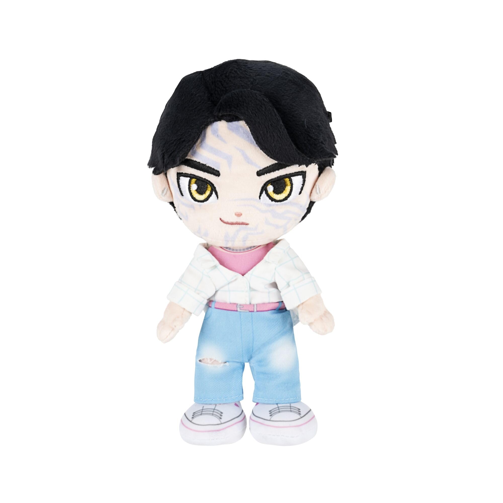Jazwares KPop Demon Hunters 8-inch Demon Jinu Plush - Collectible Saja Boys