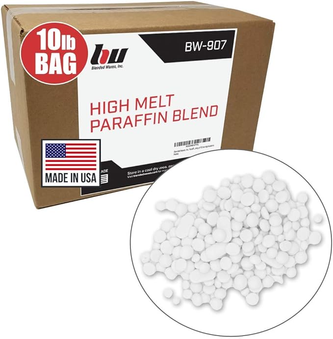 Blended Waxes, Inc. Paraffin Wax 10 lb. Bag Easy to Use