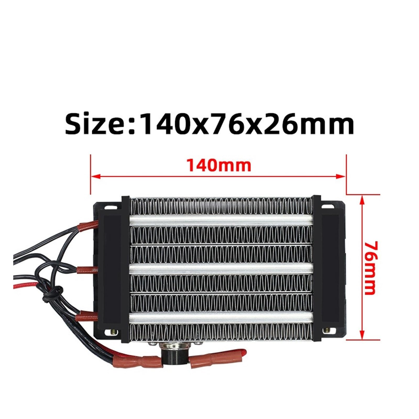 Calentador De Aire Cerámico PTC, 220 V, 750 W, Piezas De Repuesto For Calentador De Aire PTC, Termistor, Elemento Calefactor 96A3, 140 X 76 X 26 Mm