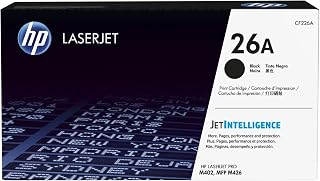 HP 26A Black Toner Cartridge | Works with HP LaserJet Pro M402 Series, HP LaserJet Pro MFP M426 Series | CF226A