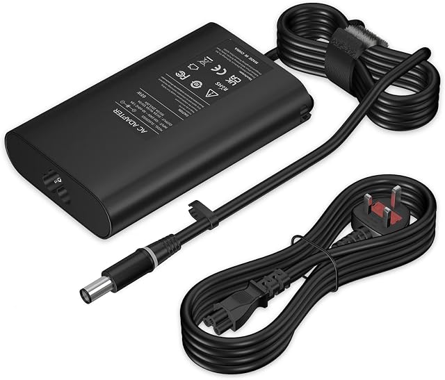 65W Laptop Charger for Dell Latitude 7400 7480 7490 7300 7290 7280 3380 5400 5310 5300 3190 3150 E7470 E7440 E7450 E7270 E7240 E5570 E5270 E5250 E5470 E6530 E6430 E6440 E6540 Power Cord (7.4 * 5.0mm)