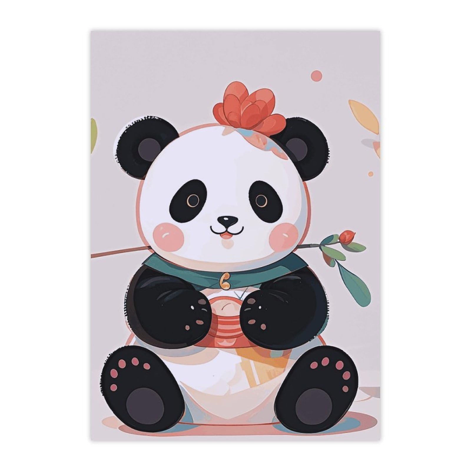 Autocollants panda imperméables et autocollant mignon ordinateur portable
