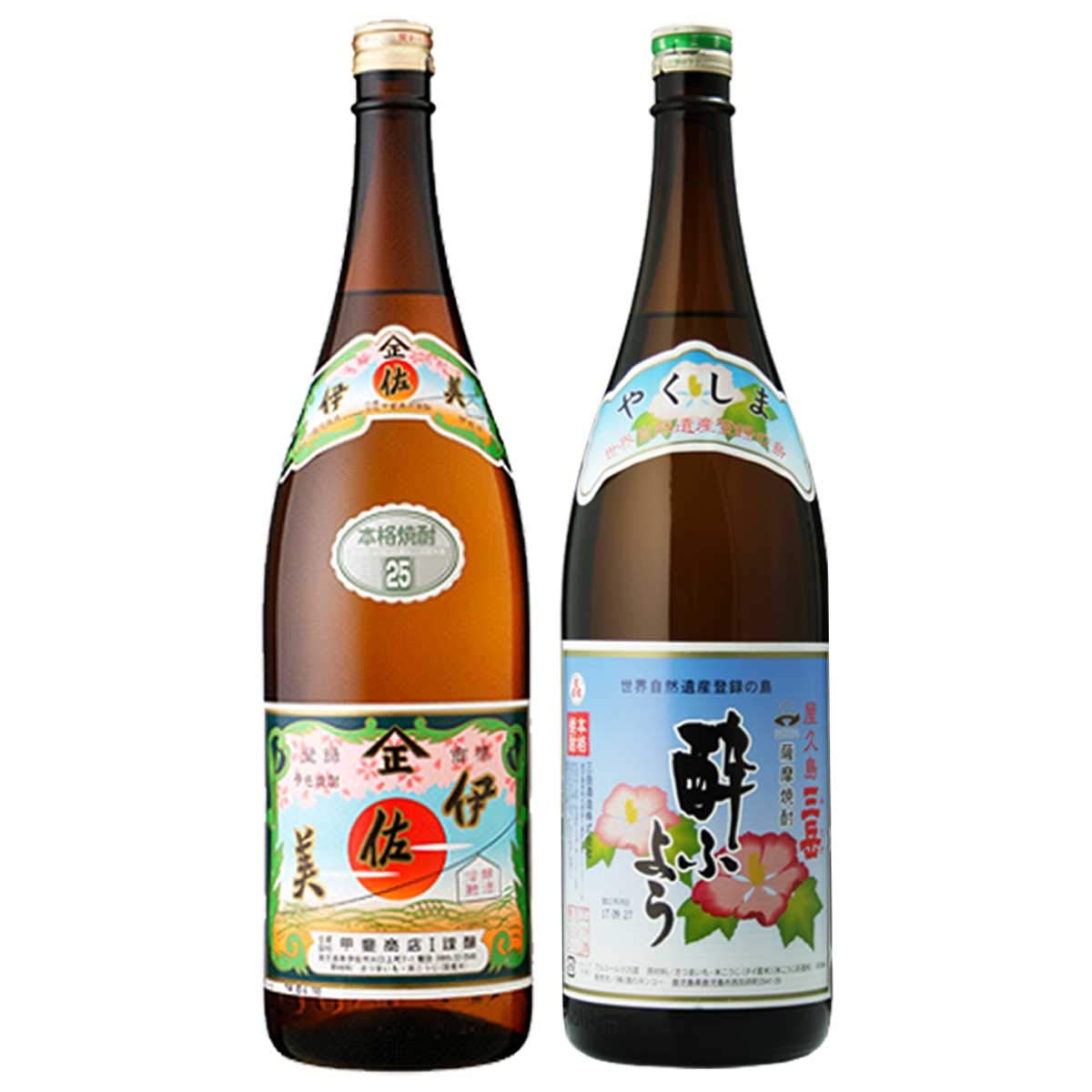 Amazon.co.jp: 伊佐美 ・ 三岳 酔ふよう 1800ml × 各1本 計2本 セット