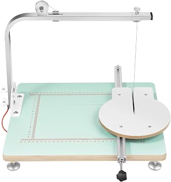 Hot Wire Foam Cutter Table, Foam Cutter Hot Wire Cutter Electric Tabletop Tool Foam Cutting Machine Styrofoam Cutter for Cutting, Forming and Sculpting Styrofoam and Other Foam Materials