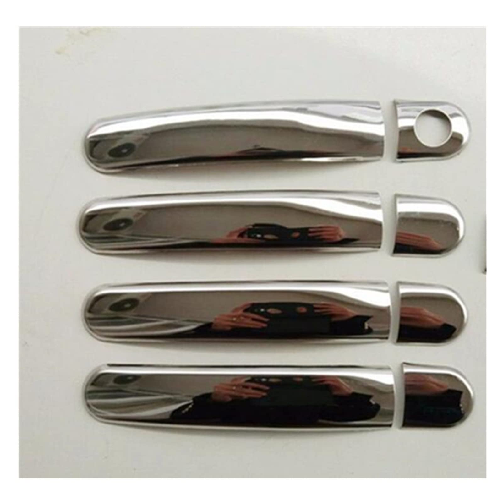Fahbstr One Color Exterior Door Handle Cover For Octavia Abs Chrome Door Handle Cover