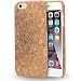 Produktbild NALIA Kork Hülle kompatibel mit iPhone 6 6S, Natur-Holz Look Handyhülle Handy-Tasche Dünnes Ultra-Slim Hardcase Schutz Etui Backcover Bumper Cover Case Schutzhülle, Designs:Cork Mandala