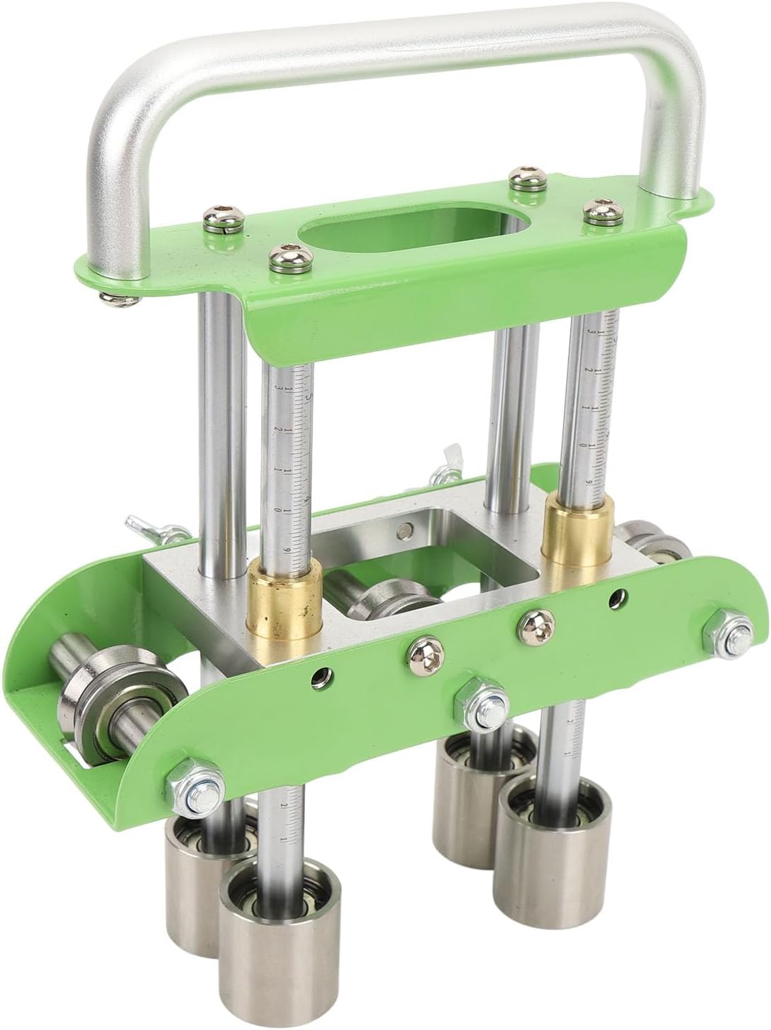 Dioche Metal Edge Roller Edge Roller, 0 to 90 Degree Angle Metal Bender with Scissors, Suitable for Bending Roofing materials. (Green)