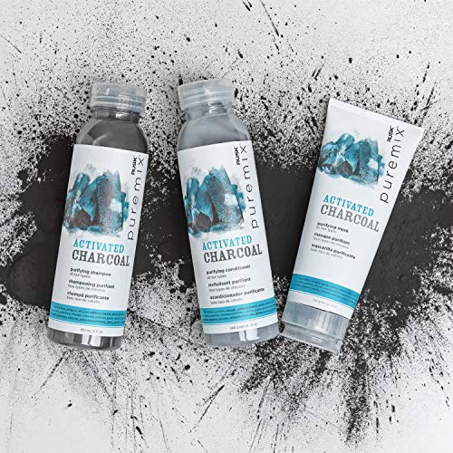 Rusk Puremix Activated Charcoal Purifying Conditioner, 12 Oz, Cleanses And Absorbs Excess Oil, Dirt, And Gunk From Hair Without Stripping Away Natural Oils #TOP3