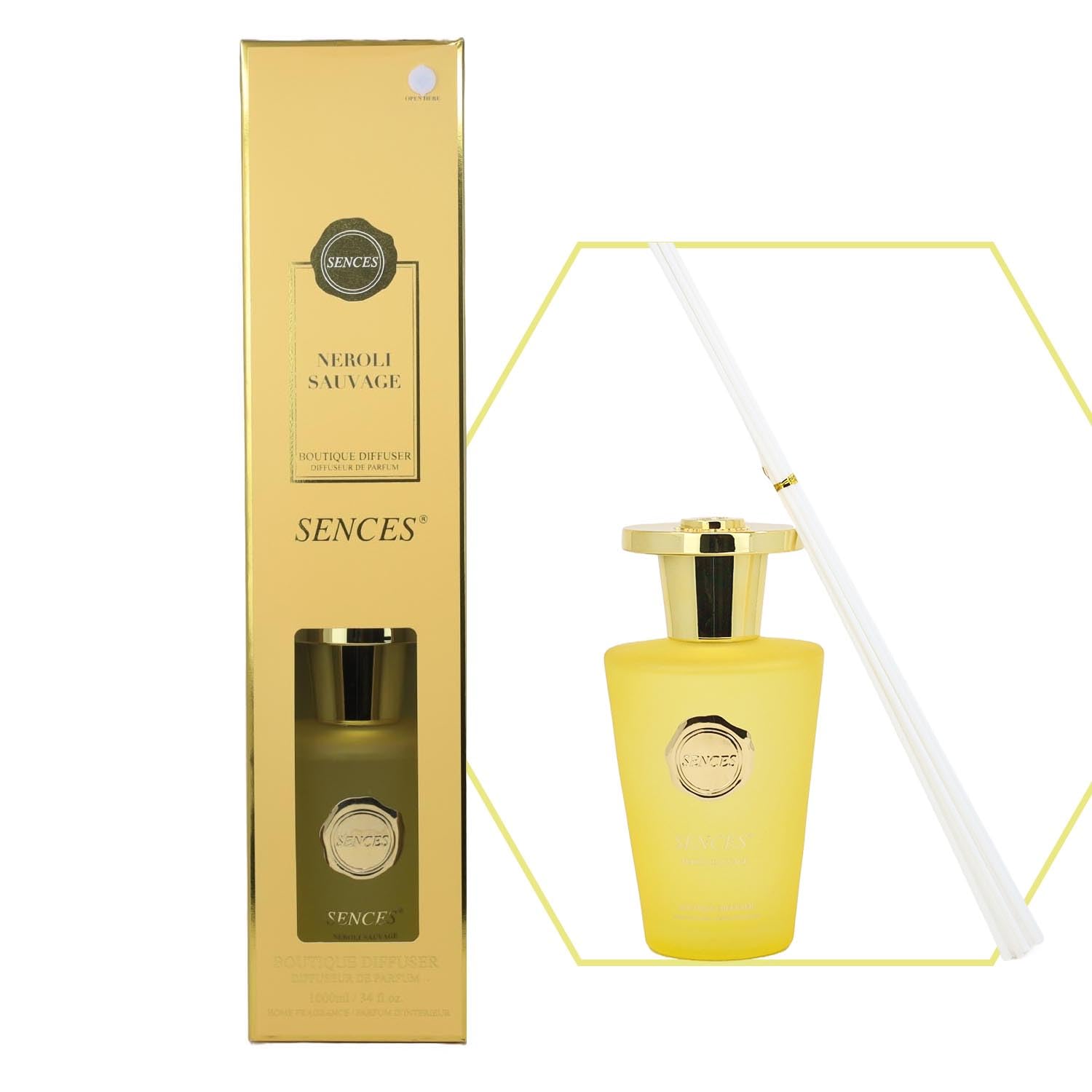 Reed Diffuser 1000ml Neroli Sauvage Baltus Fragrance Aromatherapy Air Freshener