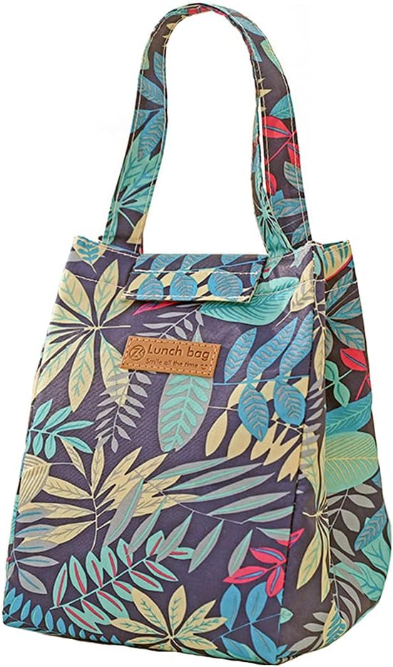 Borsa Termica Porta Pranzo Isotermica – Sacchetto Riutilizzabile Per Scuola, Lavoro, Picnic E Viaggi, In Poliestere Con Fodera PEVA, Leggera E Pieghevole, 2 Dimensioni - 2