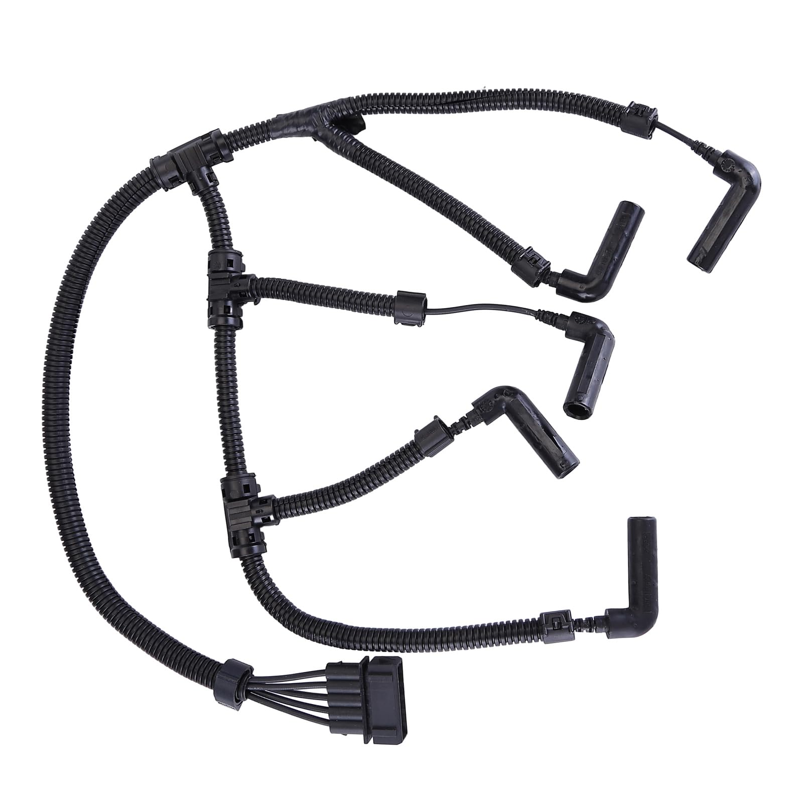 Kit di riparazione cavi candela, 074972095B, compatibile con 1995-2003, 2,5 TDI, VW Transporter 4, connettori per candele, cablaggio