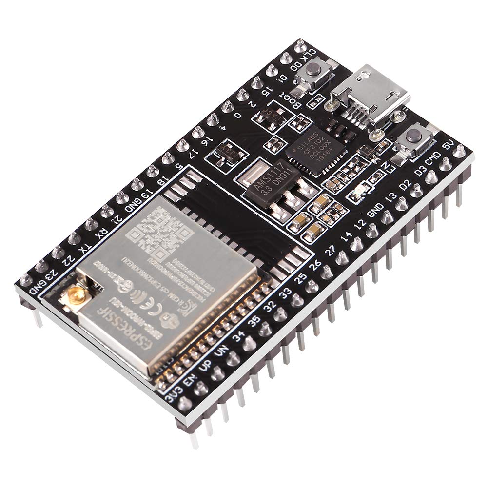 2pcs ESP32-DevKitC core Board ESP32 Development Board ESP32-WROOM-32U WiFi Bluetooth Development Board for Arduino IDE (WROOM-32U)