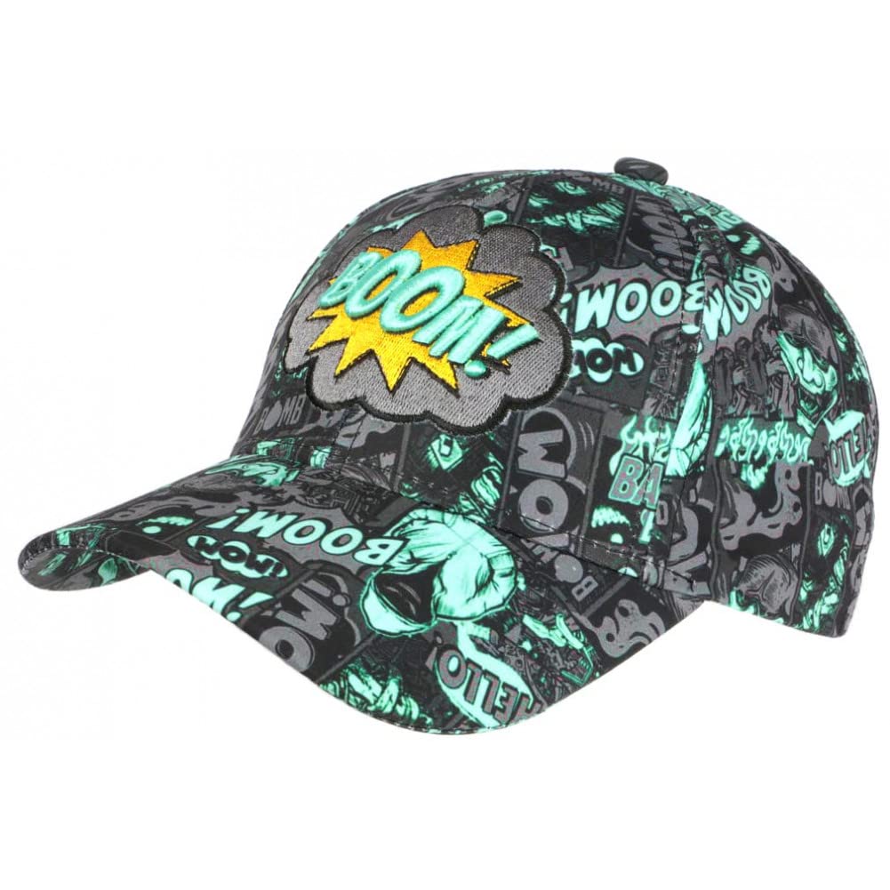 Casquette enfant turquoise ajustable protégeant du soleil - 6