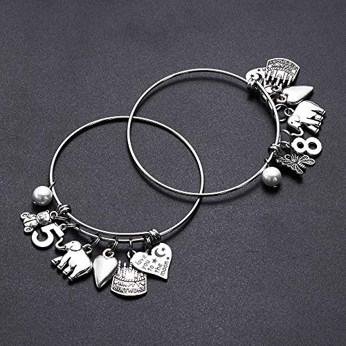 M MOOHAM 6th Birthday Bracelet Gifts for Girls, Six 6 Year Old Girls Gifts Birthday Charm Bracelet Little Girls Girls Toddler Daughter Granddaughter Girls Birthday Gifts Age 6 - Image 6