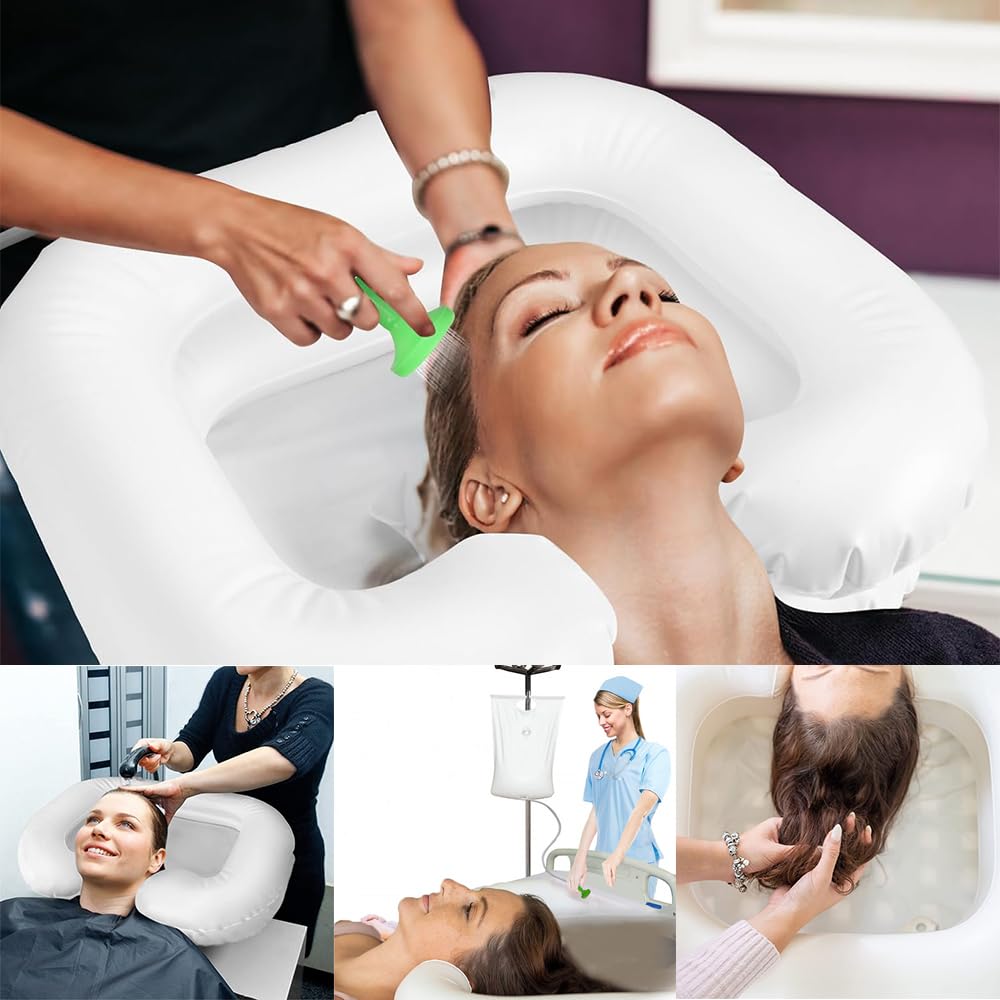 Lavandino Gonfiabile Per Capelli,Bacino Gonfiabile Per Capelli Portatile,Lavandino Gonfiabile Per Lavaggio Dei Capelli,Gonfiabile Mobile Bacinella Gonfiabile,Lavandino Gonfiabile (B)