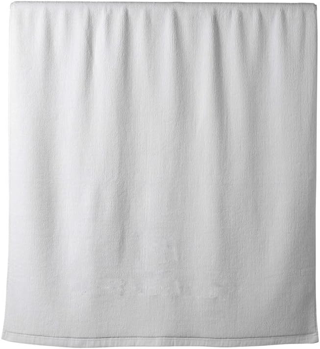 | Super Plush Thick Terrycloth Bath Towel – Ultra-Soft, Highly Absorbent 100% Cotton Luxury Towel | Premium White Spa & Bath Towel for Home, Hotel, and Resort Use