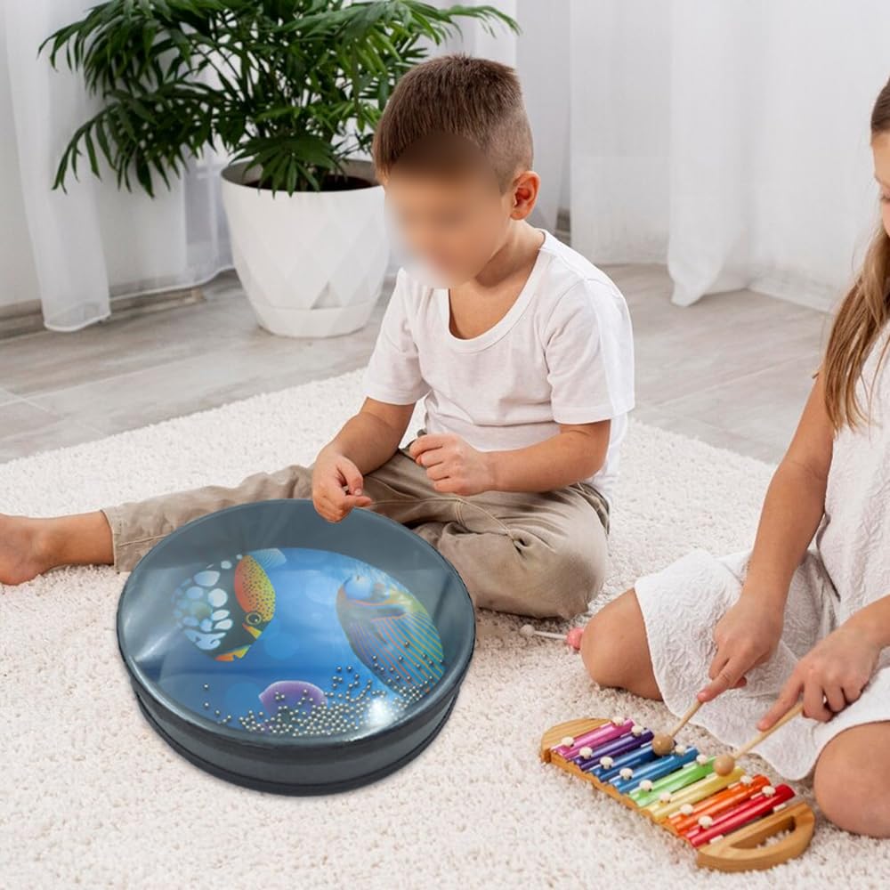 Laroal 1 Pieces Ocean Drums For Relaxation Natural Color Rain Drums For Instruments - Image 2