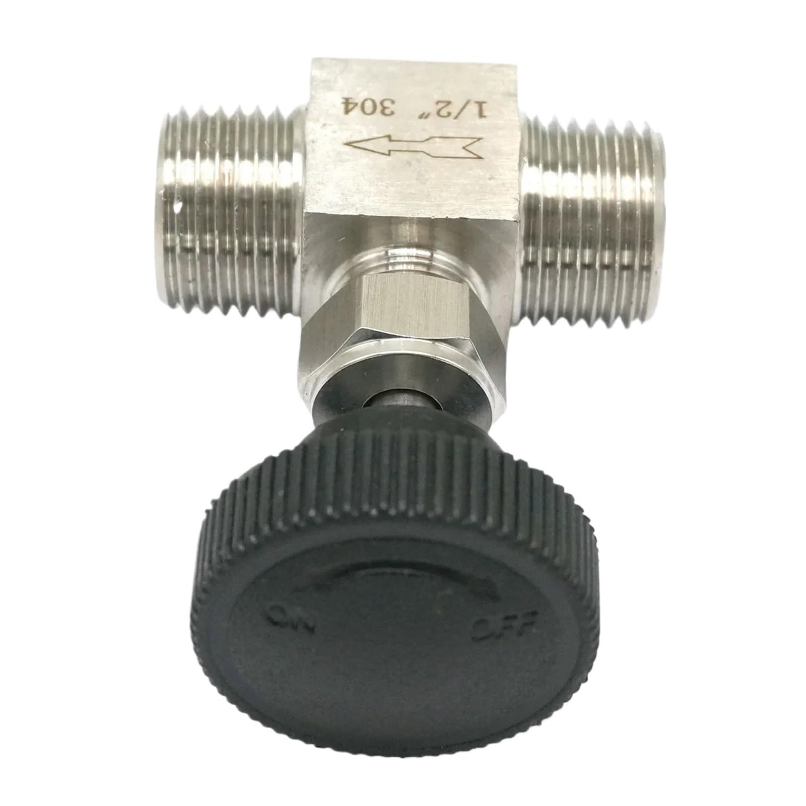 Zawór iglicowy Żuraw 0.3 cm 0.6 cm 1 cm 1.3 cm BSPT NPT Męski 304 Zawór odcinający ze stali nierdzewnej 900 psi 1 szt