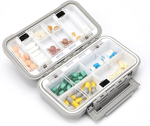 YAARN Storage bin Large Size Medicine Pill Box Storage Organizer Pill Case Container Dispenser Pill Pills Pastillero Proof Box Medicine Pill Box