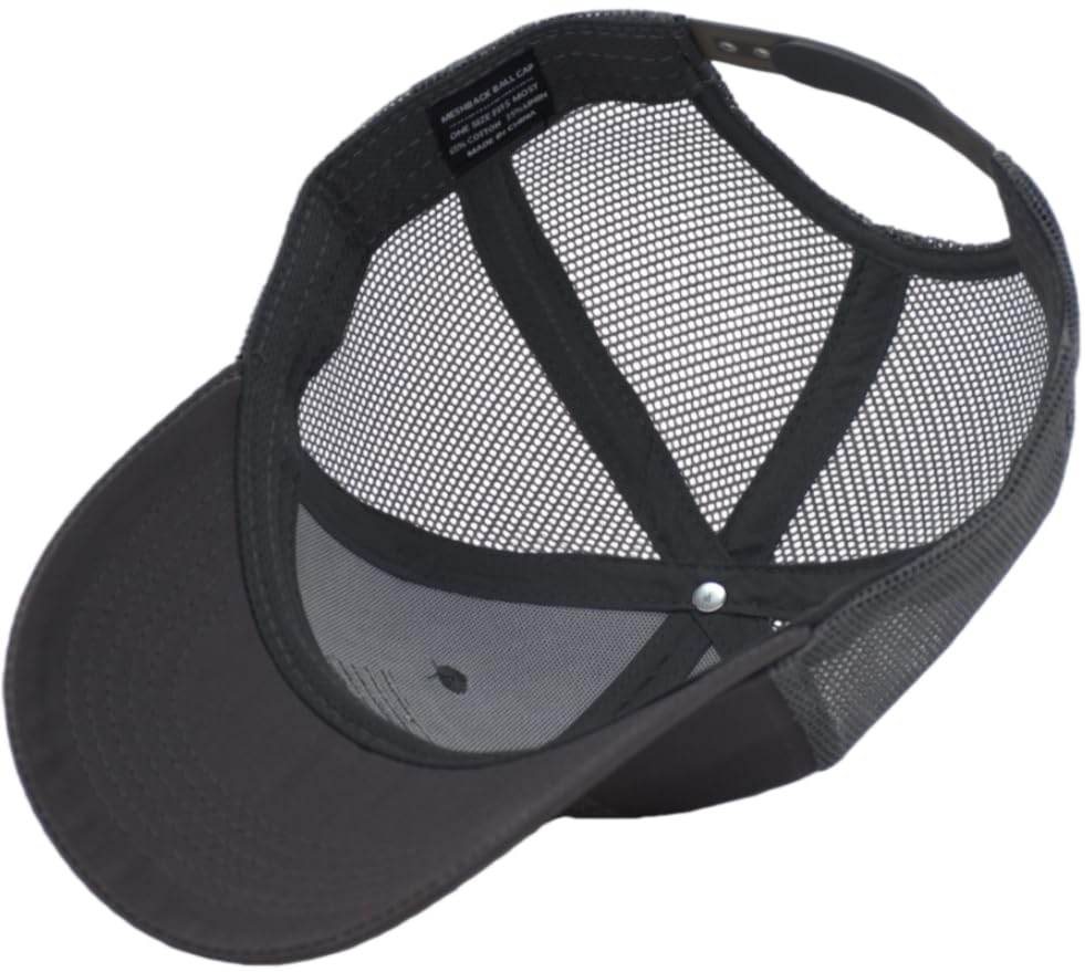 Image of American Flag Trucker Cap, Regular & XL-3XL, Big Head Snapback Patriotic Baseball Hat (Up to Size 8)