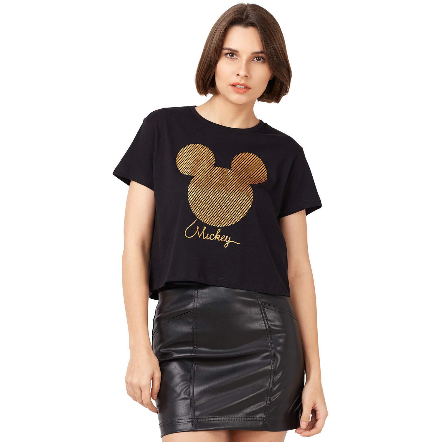 Mickey & Friends By Free Authority Women's Regular Fit T-Shirt