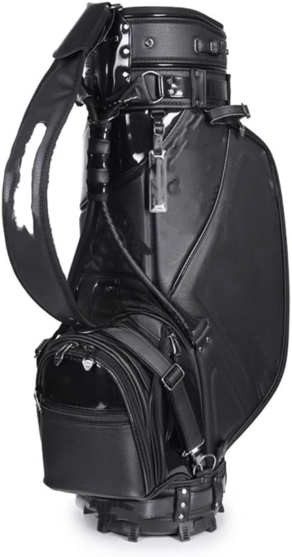 Amazon.co.jp: [pisipe] PU レザー スポーツ ゴルフ バッグ メンズ
