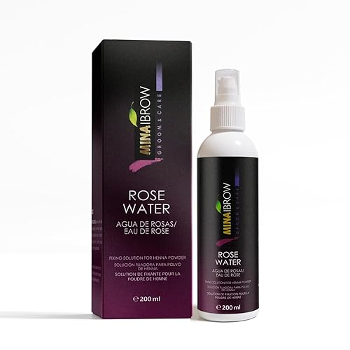 Miniatura 3 de MinaiBrow Kit de Tinte Instantáneo para el Cabello Marrón Medio Polvo Natural de Coloración Puntual con Agua de Rosas y Pincel Dúo en Ángulo,