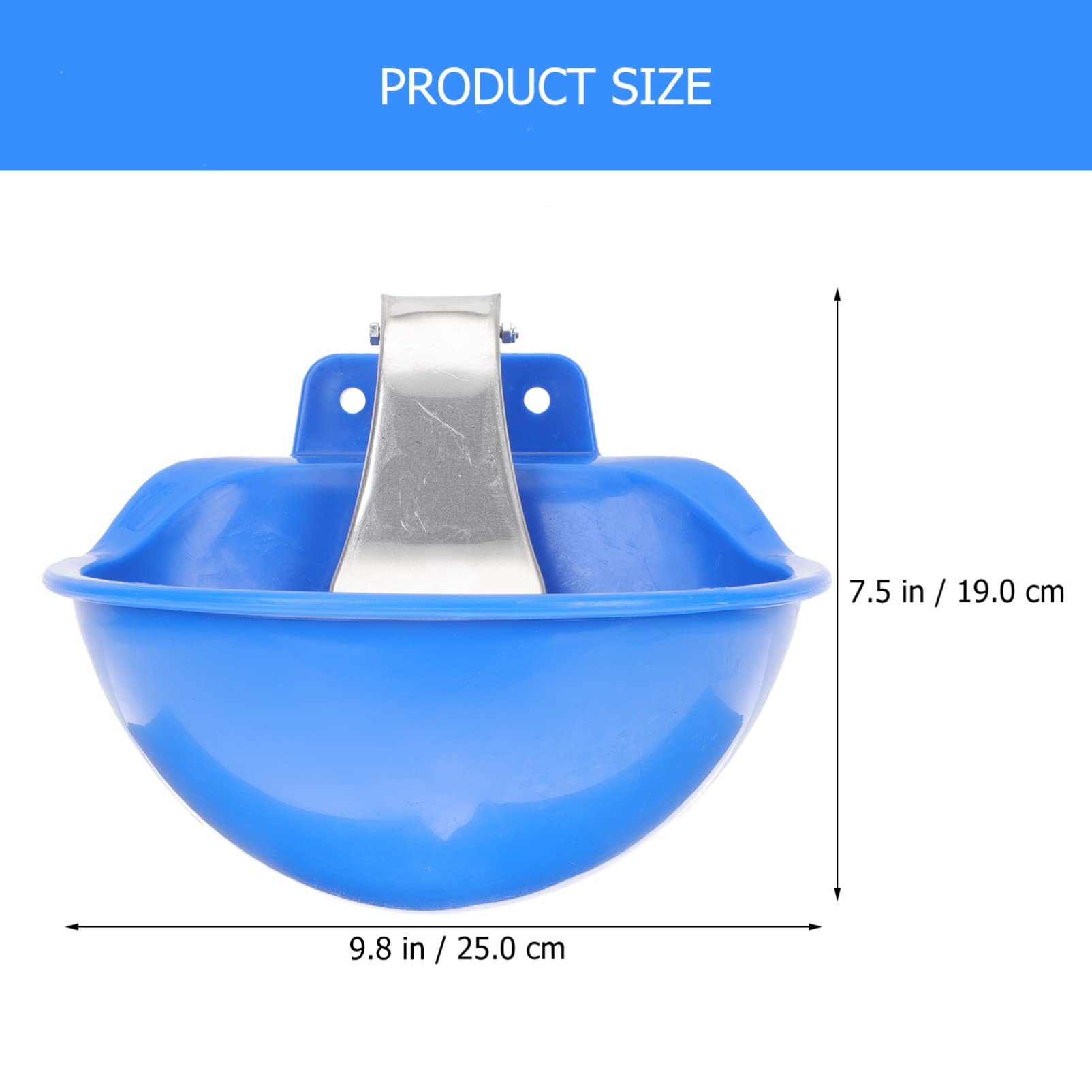 POPETPOP Fuente De Agua Potable Automática Para Ganado Comedero Para Vacas De Acero Inoxidable Bebedero Para Granja Sistema De Abrevadero Para Aves De Corral