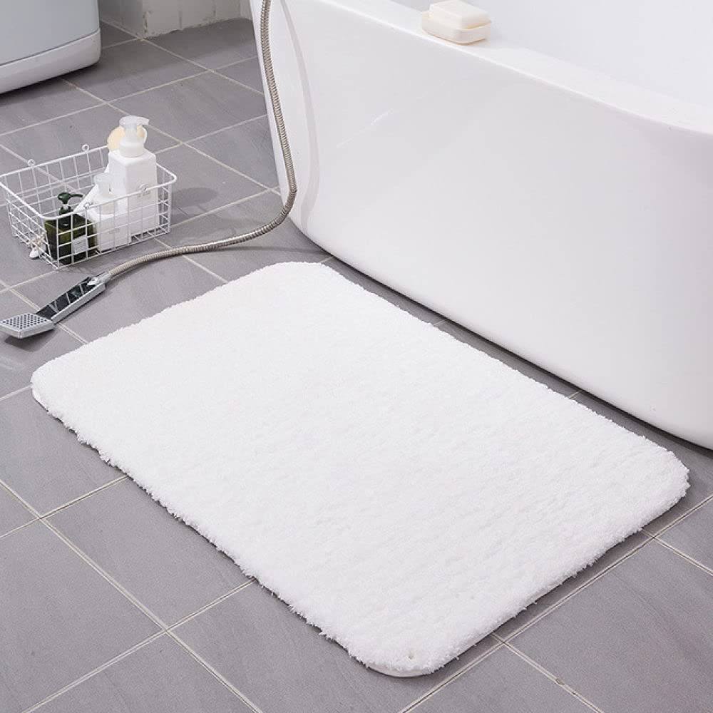 SHENGANG Mata łazienkowa super chłonne dywaniki łazienkowe dywaniki wanna mata podłogowa wycieraczka pod prysznic pokój toaleta mata łazienkowa, biała, 60 x 90 cm