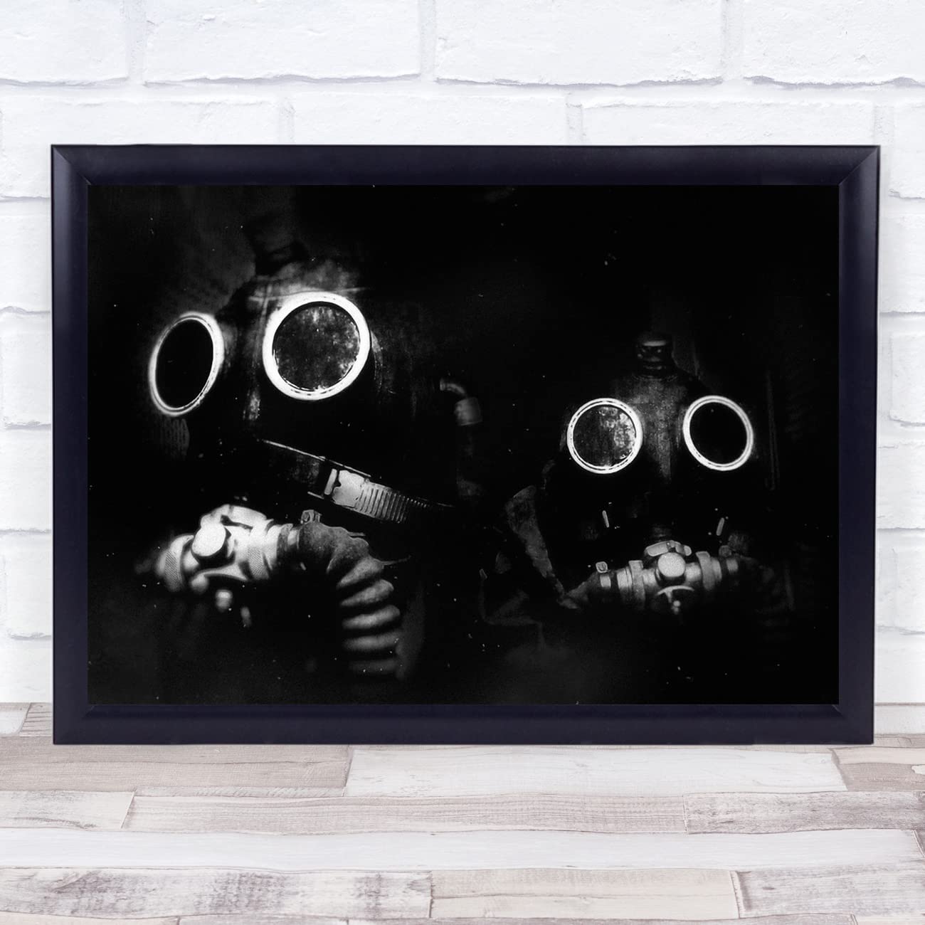 Gas Mask Masks Fallout Pollution Environment Steampunk Glasses Wall Art Print