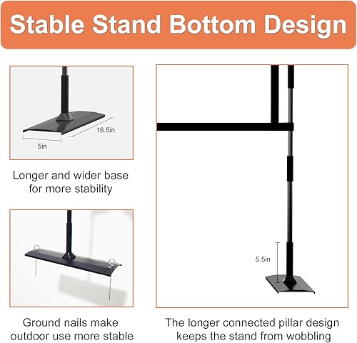 Miniatura 4 de TOWOND Pantalla y soporte de proyector, pantalla de proyector para exteriores de 120 pulgadas para interiores, pantalla de cine portátil 169 4K