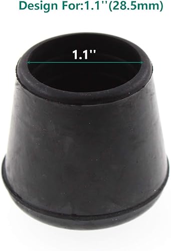 Miniatura 2 de Tapas de goma para patas de silla, protectores de patas de silla para suelos de madera dura, almohadillas redondas antideslizantes, protectores de